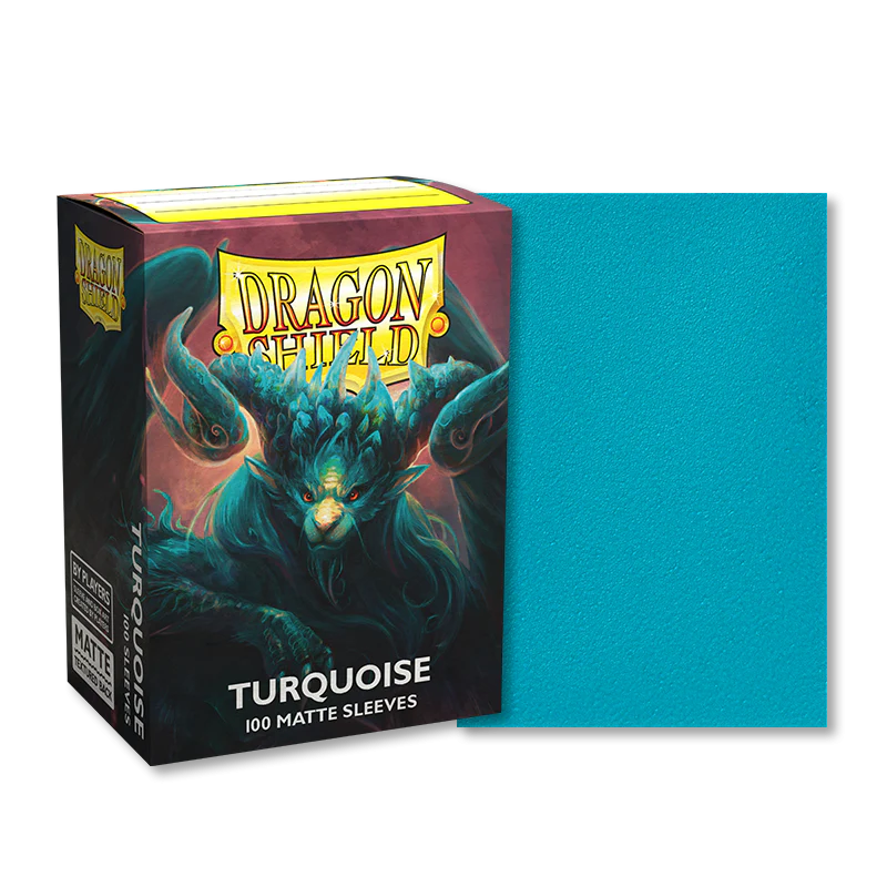 Dragon Shield: Matte Sleeve - Turquoise 100Ct - Image 2