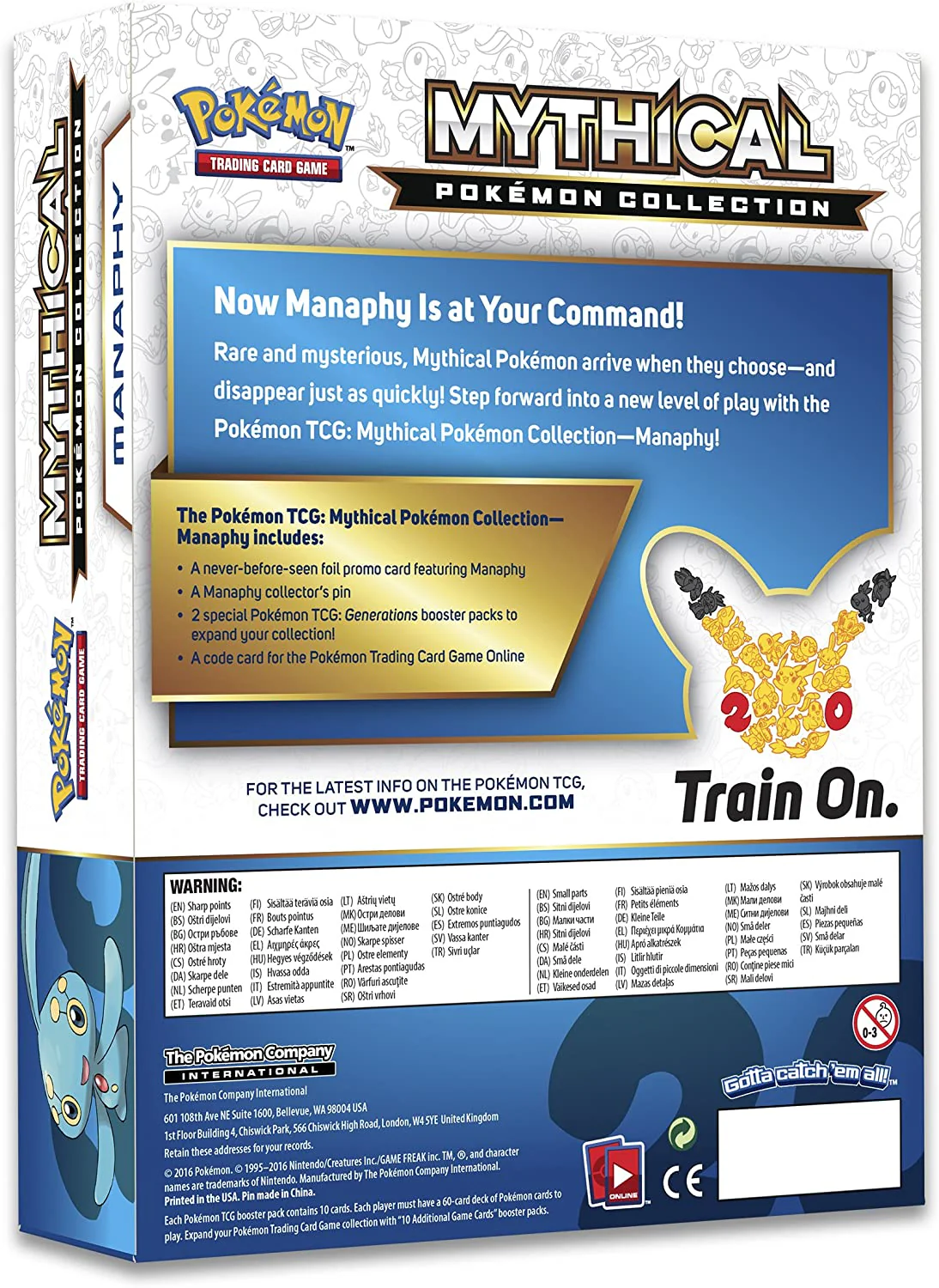 Generations - Mythical Pokemon Collection (Manaphy) - Image 2