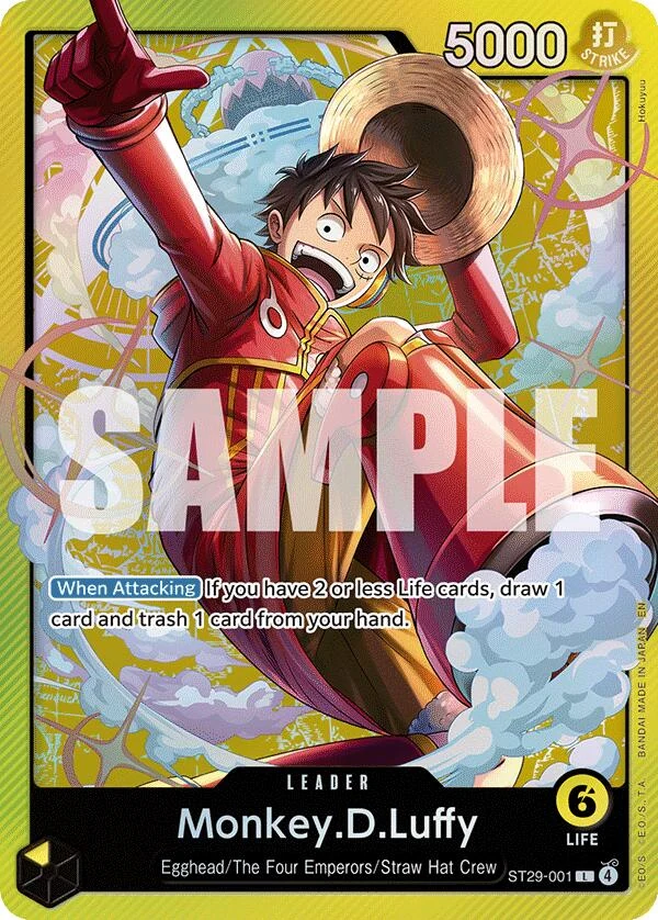 Monkey.D.Luffy (001) (ST29-001) (Starter Deck 29: Egghead)