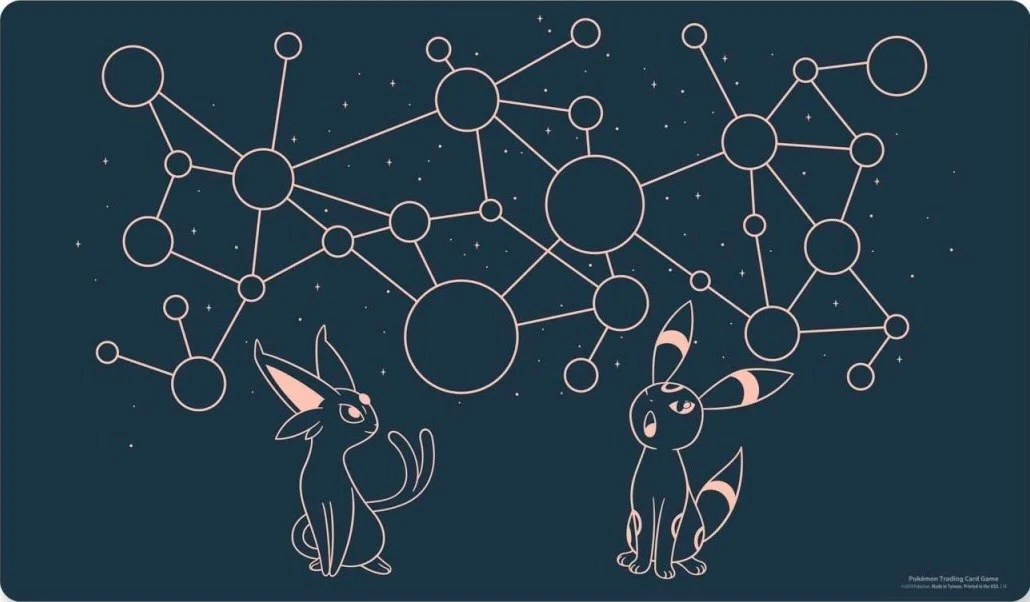 Playmat - Espeon & Umbreon Starry Constellations