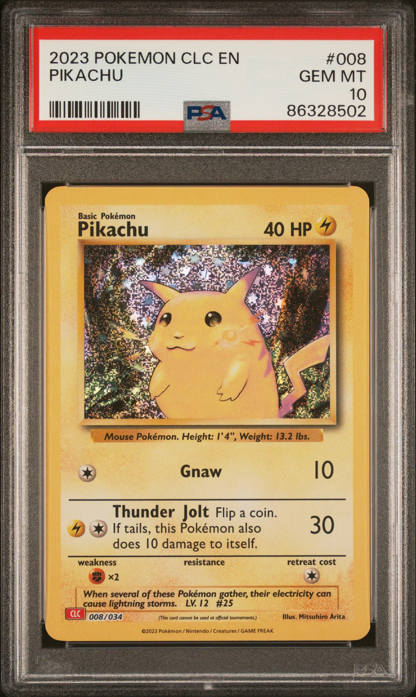 PSA 10 - Classic Collection Box  - Pikachu #008