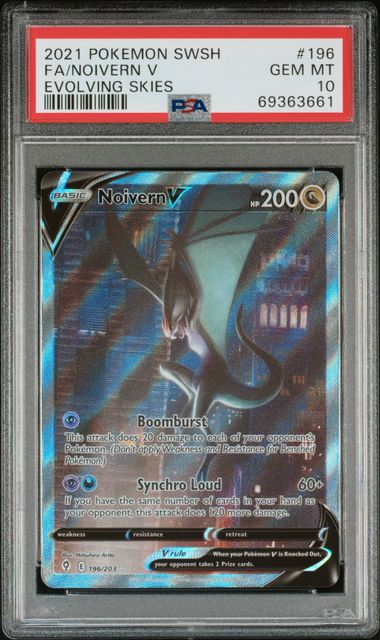 PSA 10 - Evolving Skies - Noivern V #196