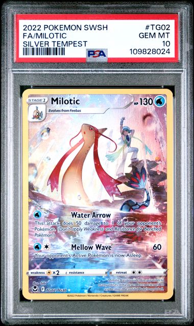 PSA 10 - Silver Tempest - Milotic #TG02