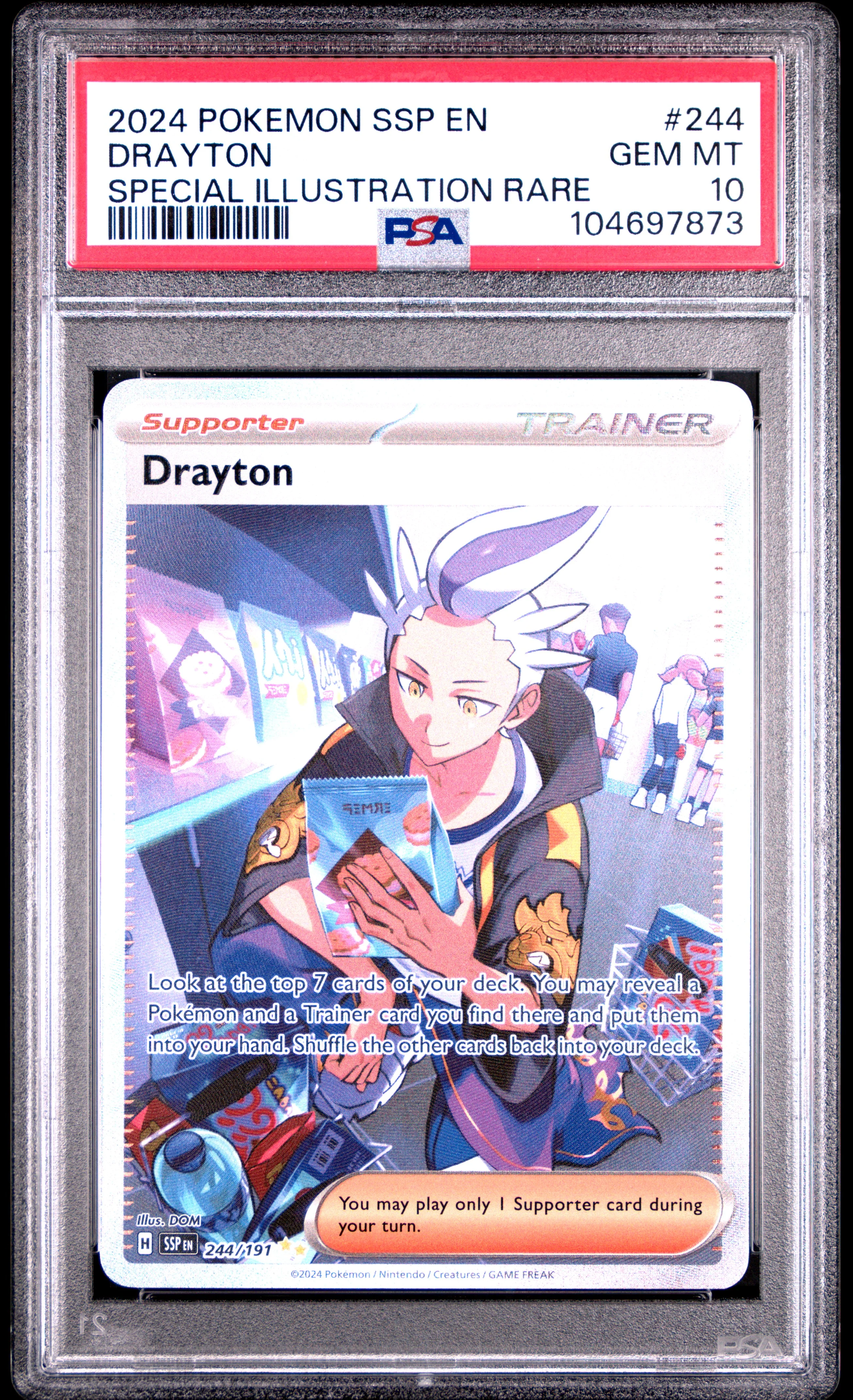 PSA 10 - Surging Sparks - Drayton #244