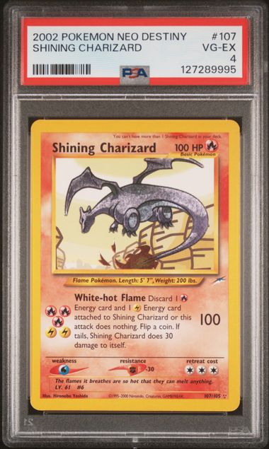 PSA 4 - Neo Destiny - Shining Charizard #107