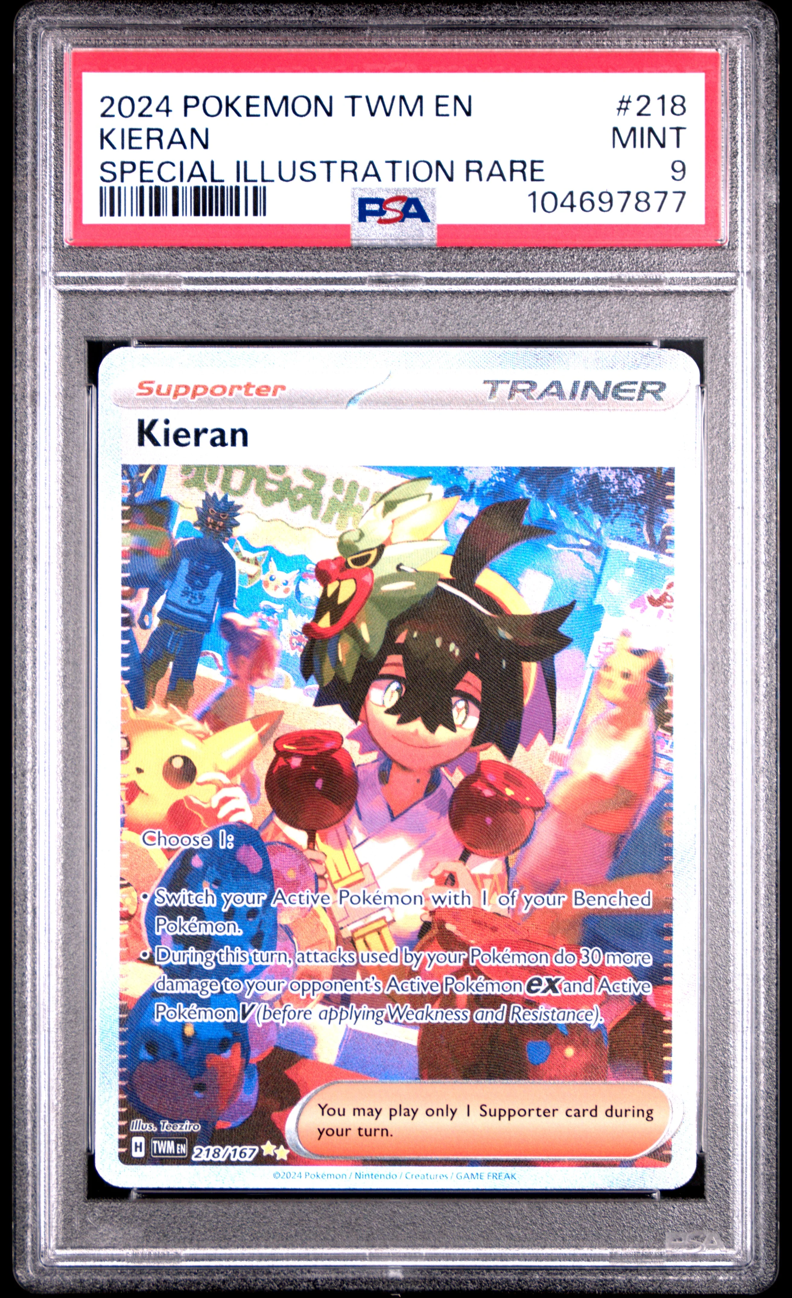 PSA 9 - Twilight Masquerade - Kieran #218