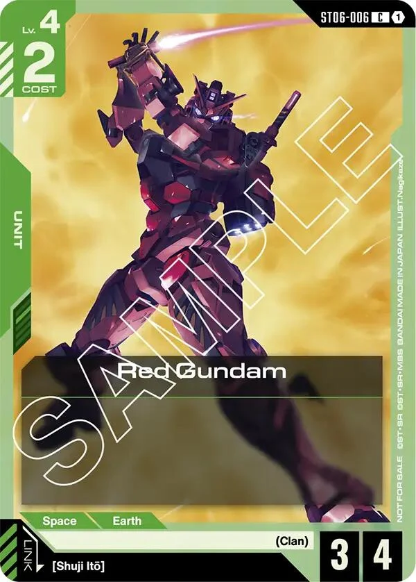 Red Gundam (Boost Kit 01) (ST06-006)