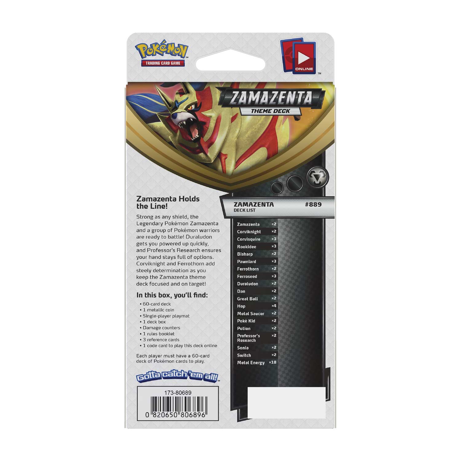 Sword & Shield: Rebel Clash - Theme Deck (Zamazenta) - Image 2