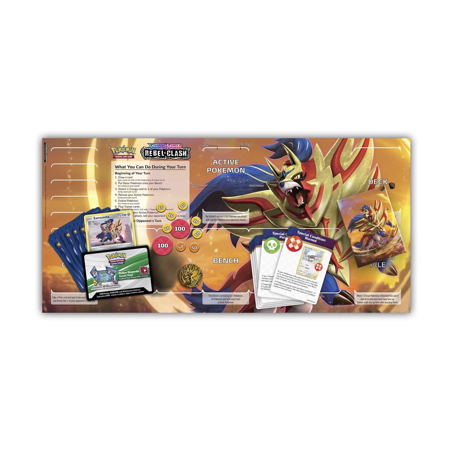 Sword & Shield: Rebel Clash - Theme Deck (Zamazenta) - Image 3